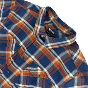 Outdoor Research Button Up Flannel Shirt Mens XXL Long Sleeve Soft